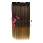 Extensie de par cu 5 Clips On delux dubla dreapta de 60 cm, Ombre Saten mediu cu Saten Deschis 93018127 Extensie de par cu 5 Clips On delux dubla dreapta de 60 cm, Ombre Saten mediu cu Saten Deschis 93018127